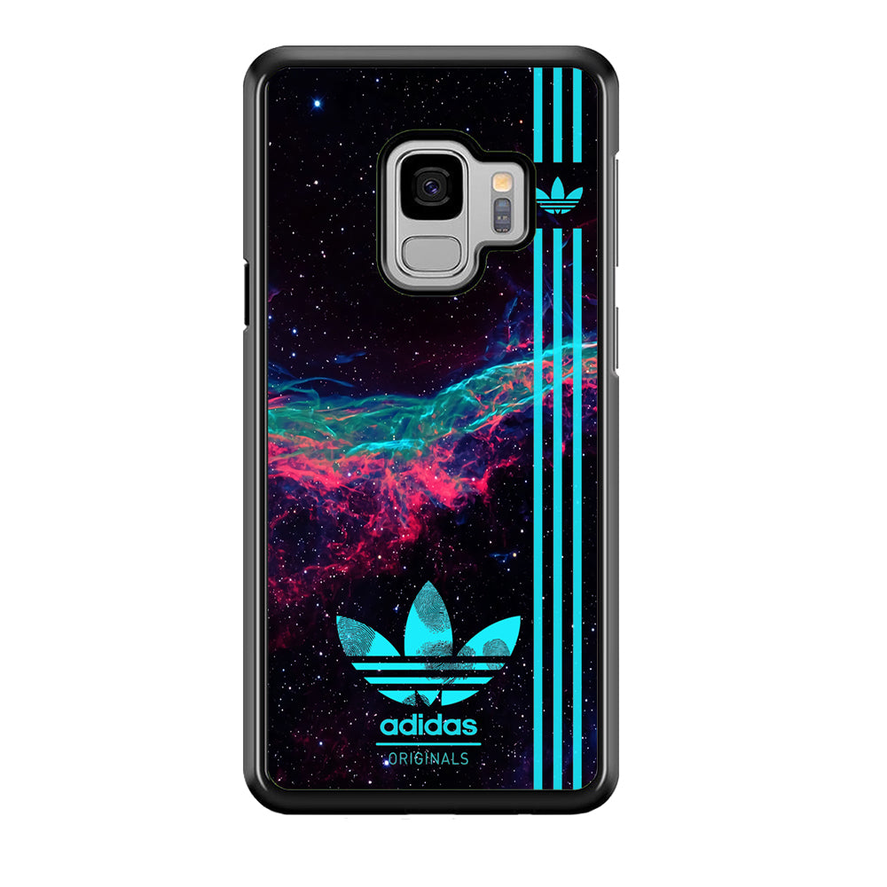 Adidas Milkyway Fingerprint Samsung Galaxy S9 Case-Mobile Phone Case-Rubber Black (2D Case)-Altracase