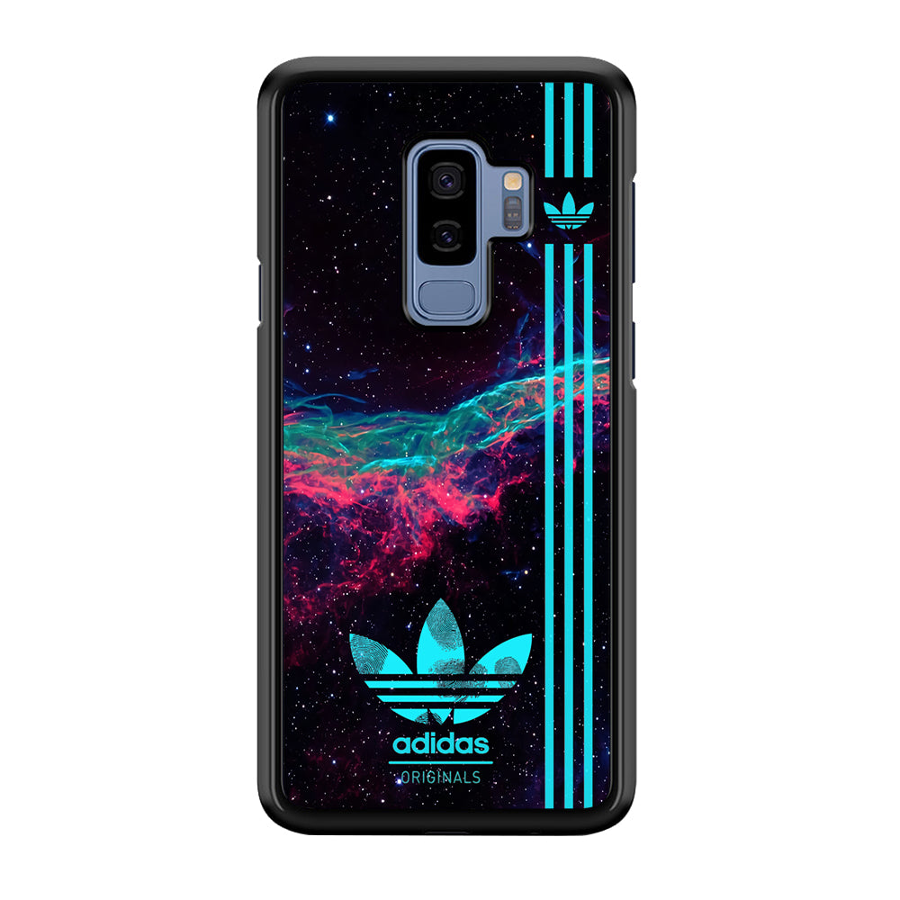 Adidas Milkyway Fingerprint Samsung Galaxy S9 Plus Case-Mobile Phone Case-Rubber Black (2D Case)-Altracase