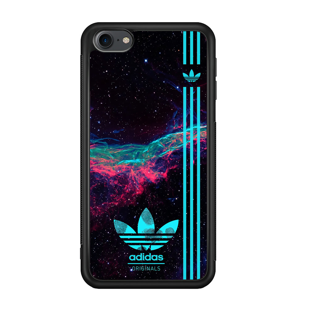 Adidas Milkyway Fingerprint iPod Touch 6 Case-Mobile Phone Case-Rubber Black (2D Case)-Altracase