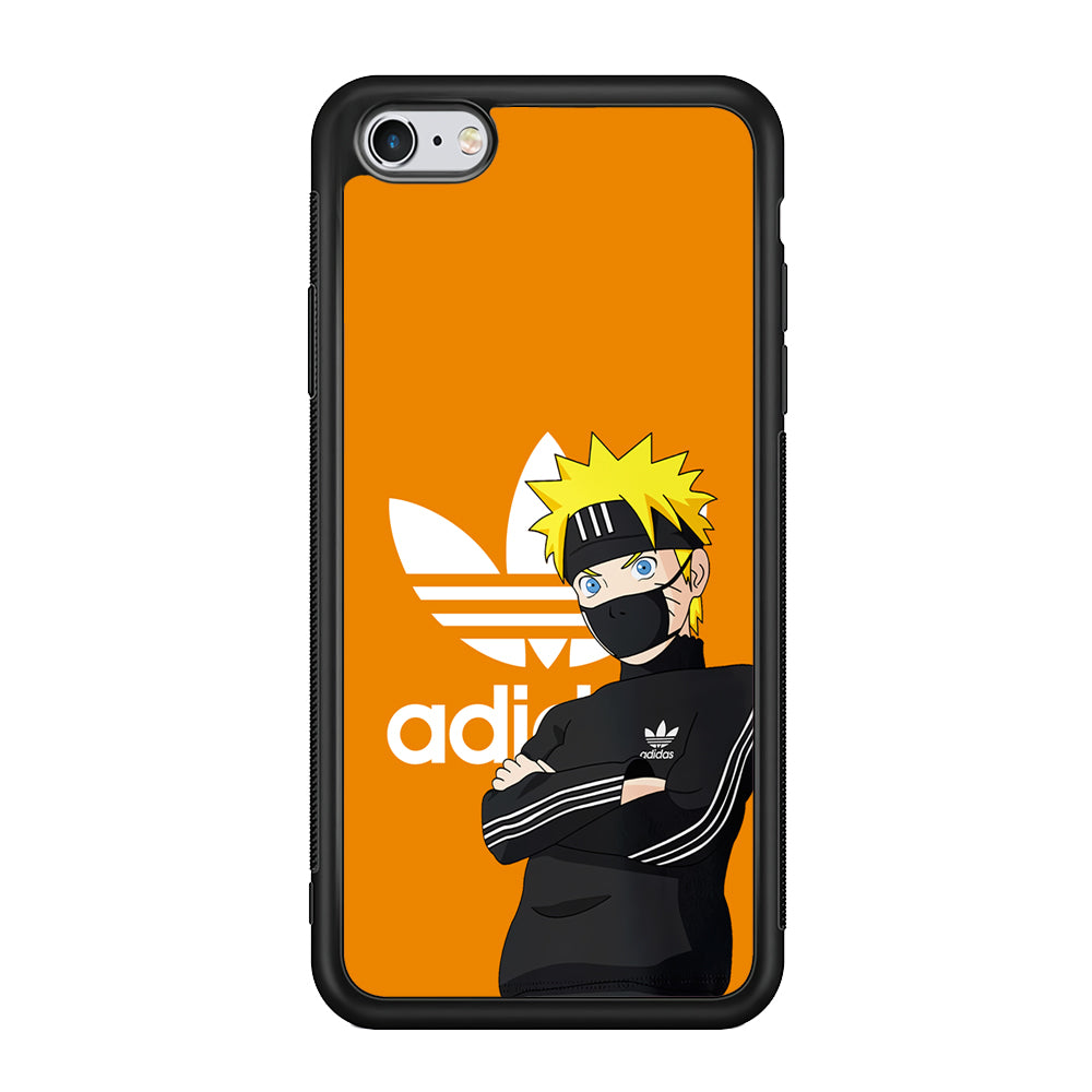 Adidas Naruto Uzumaki iPhone 6 | 6s Case-Mobile Phone Case-Rubber Black (2D Case)-Altracase