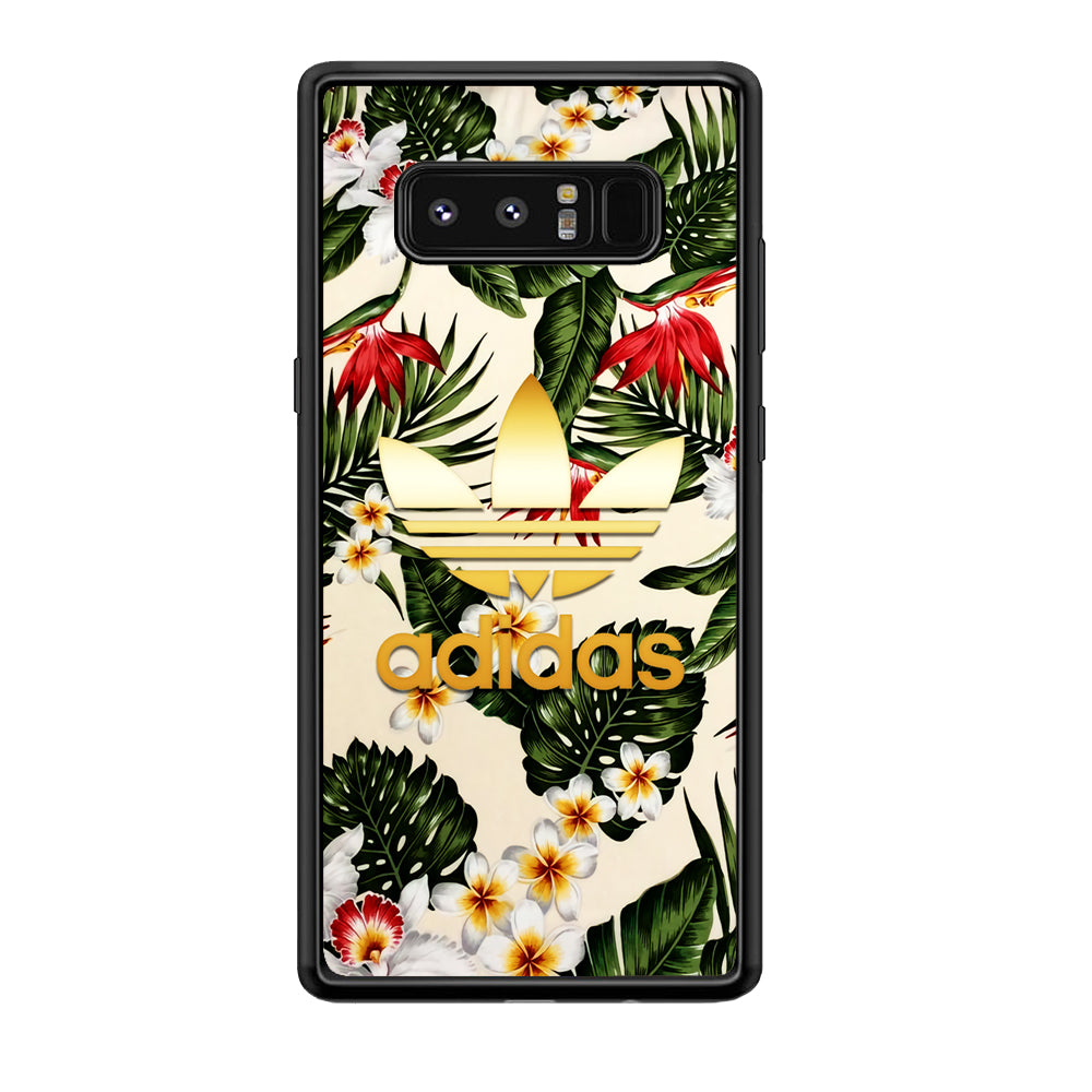 Adidas Nature Fusion Samsung Galaxy Note 8 Case-Mobile Phone Case-Rubber Black (2D Case)-Altracase