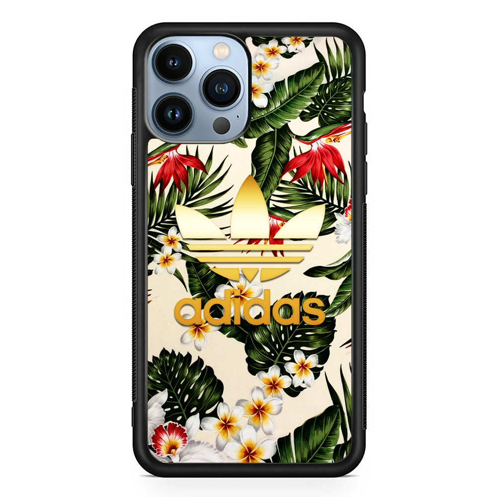 Adidas Nature Fusion iPhone 15 Pro Max Case-Mobile Phone Case-Rubber Black (2D Case)-Altracase