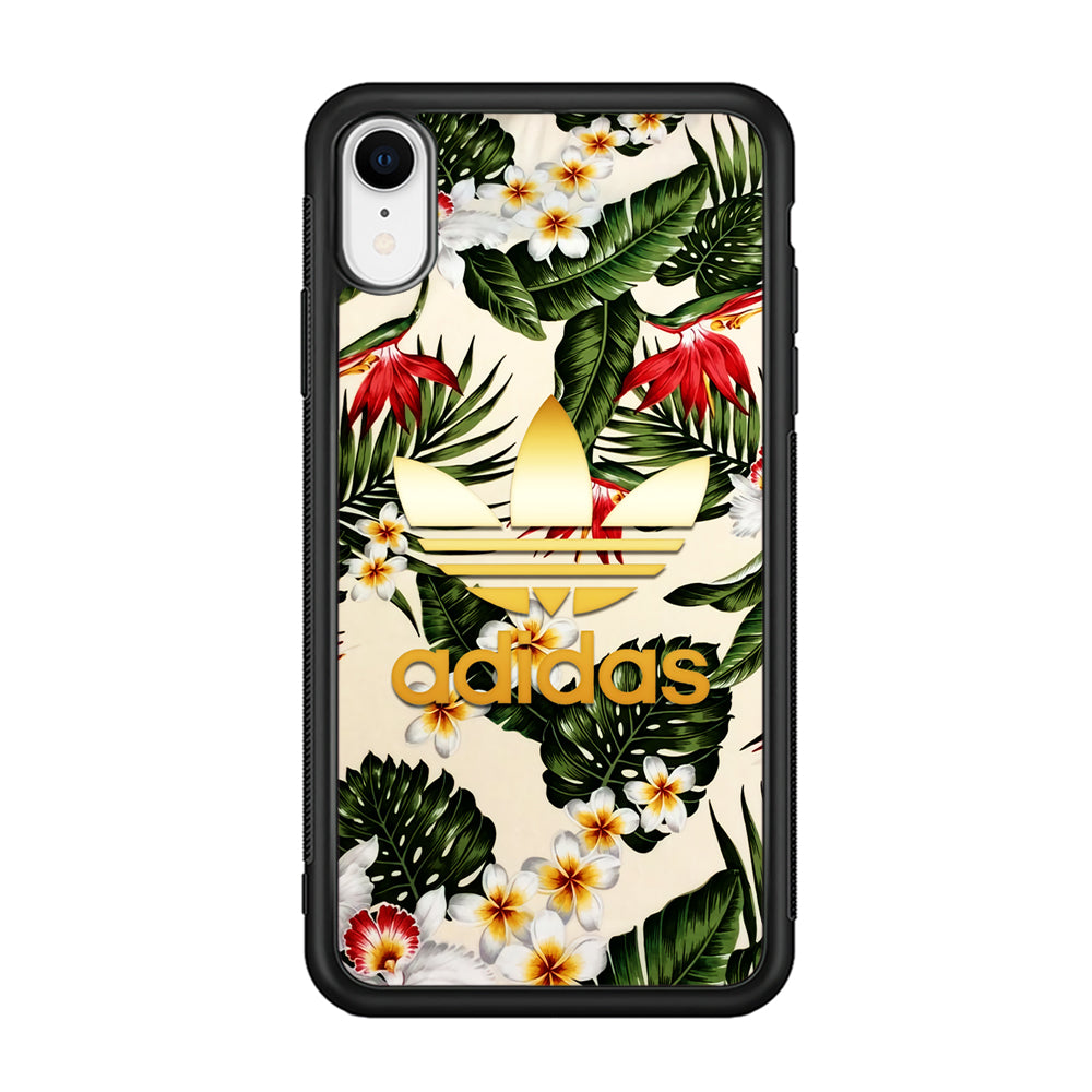Adidas Nature Fusion iPhone XR Case-Mobile Phone Case-Rubber Black (2D Case)-Altracase