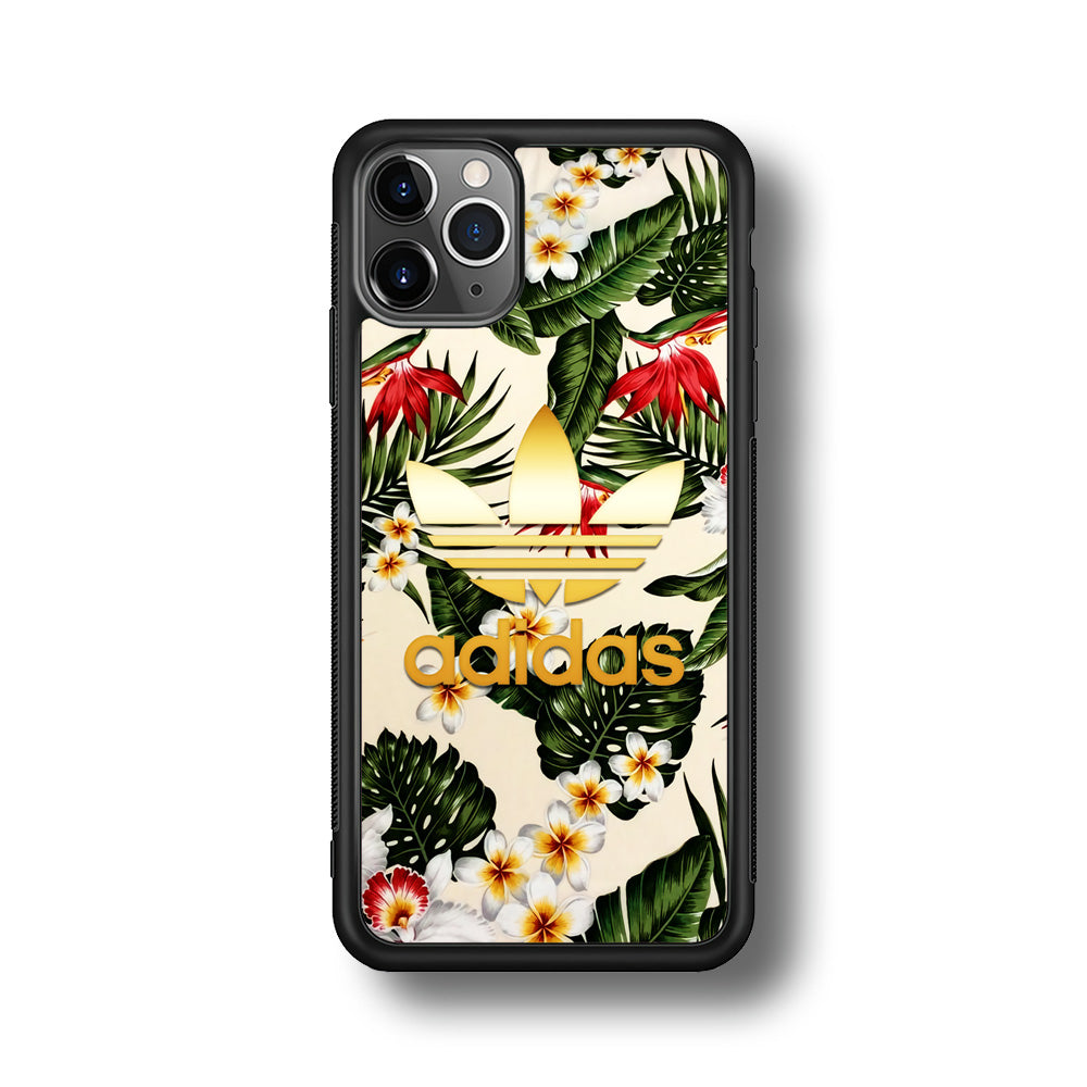 Adidas Nature Fusion iPhone 11 Pro Max Case-Mobile Phone Case-Rubber Black (2D Case)-Altracase