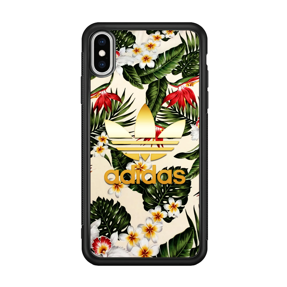Adidas Nature Fusion iPhone X Case-Mobile Phone Case-Rubber Black (2D Case)-Altracase