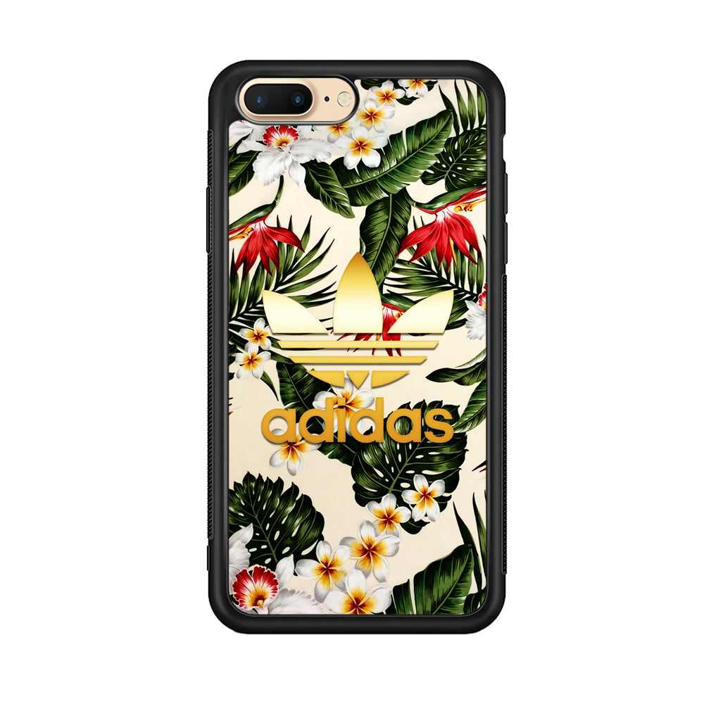 Adidas Nature Fusion iPhone 8 Plus Case-Mobile Phone Case-Rubber Black (2D Case)-Altracase