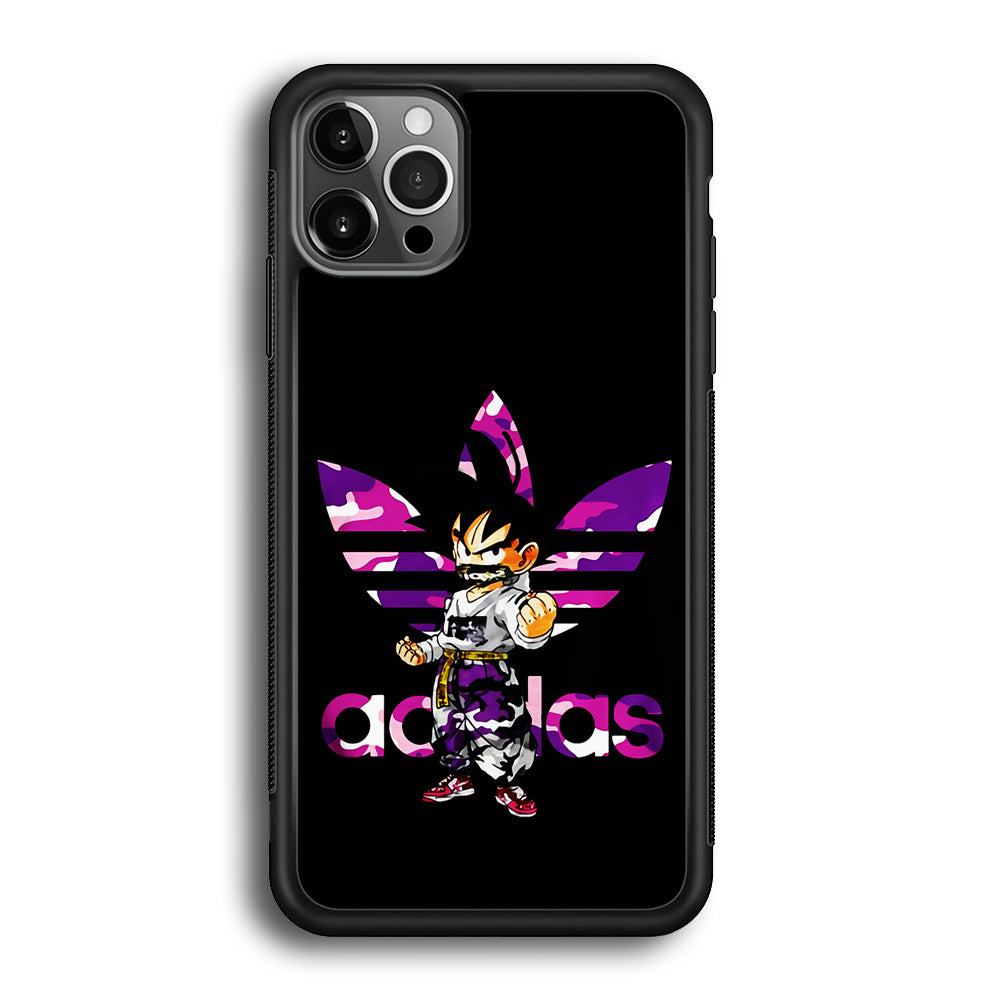 Adidas Purple Camo Son Goku iPhone 12 Pro Max Case-Mobile Phone Case-Altracase