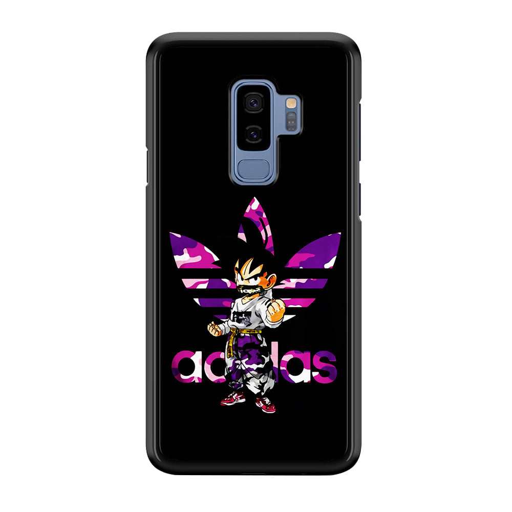 Adidas Purple Camo Son Goku Samsung Galaxy S9 Plus Case-Mobile Phone Case-Rubber Black (2D Case)-Altracase