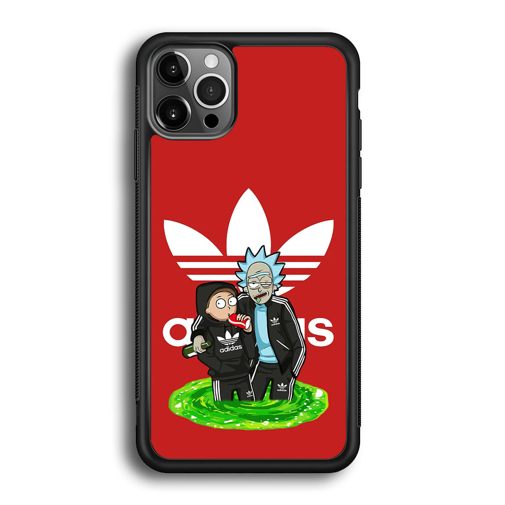 Adidas Rick and Morty Portal iPhone 12 Pro Case-Mobile Phone Case-Altracase