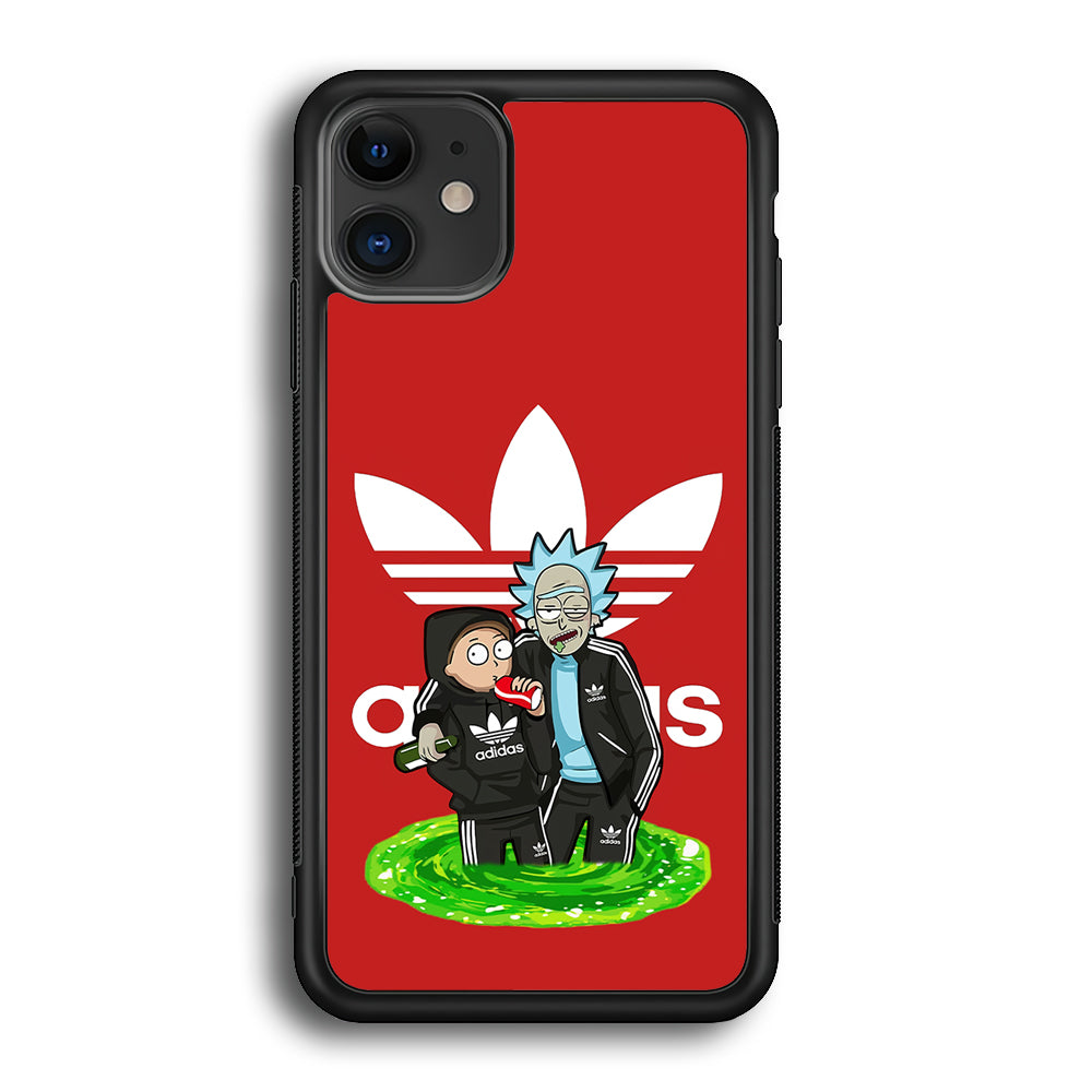 Adidas Rick and Morty Portal iPhone 12 Case-Mobile Phone Case-Altracase