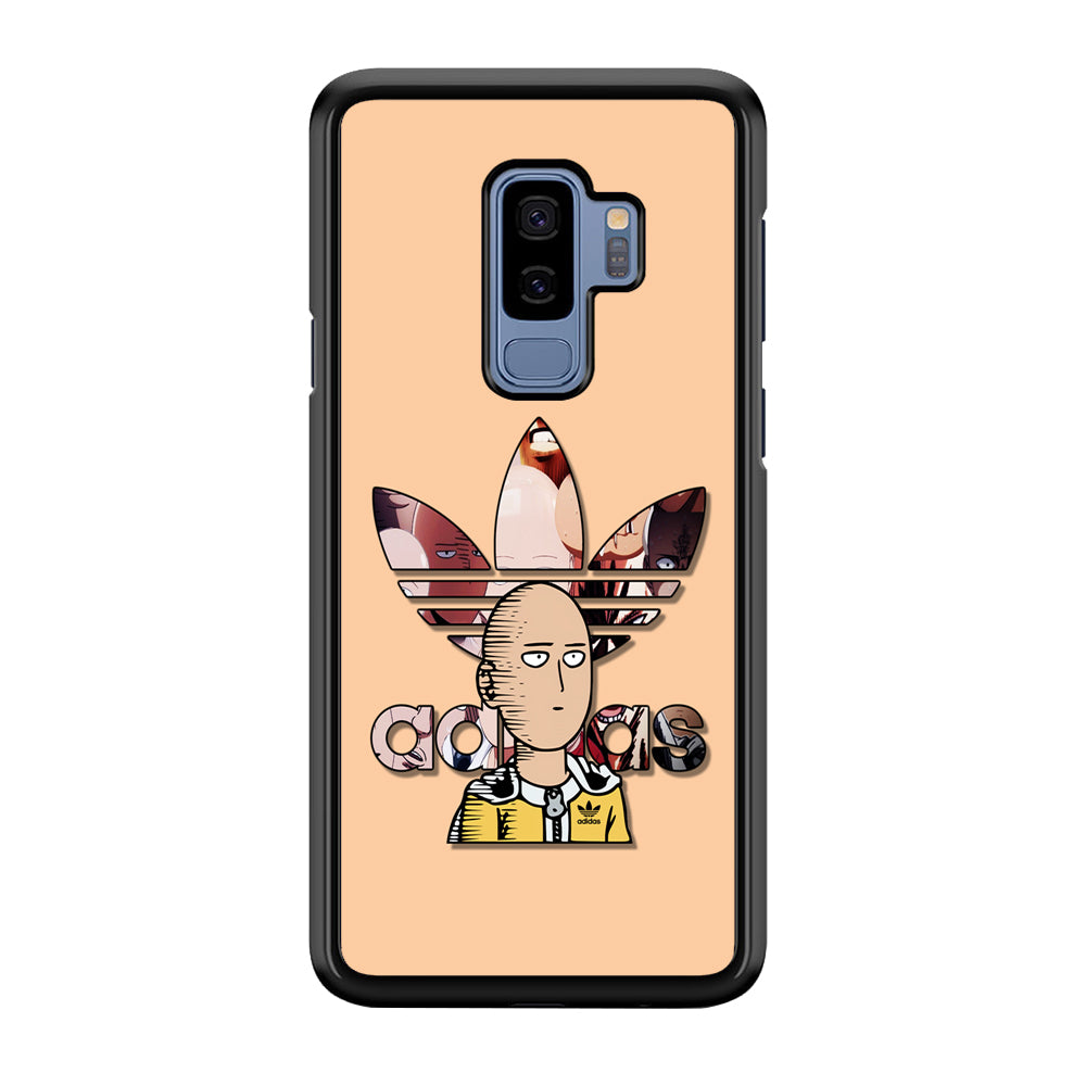Adidas Saitama One Punch Man Samsung Galaxy S9 Plus Case-Mobile Phone Case-Rubber Black (2D Case)-Altracase