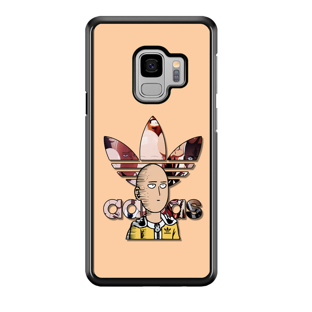 Adidas Saitama One Punch Man Samsung Galaxy S9 Case-Mobile Phone Case-Rubber Black (2D Case)-Altracase