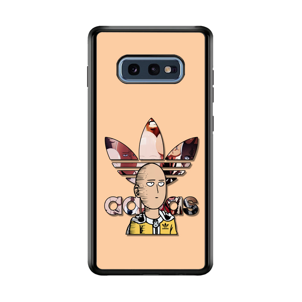 Adidas Saitama One Punch Man Samsung Galaxy S10E Case-Mobile Phone Case-Rubber Black (2D Case)-Altracase