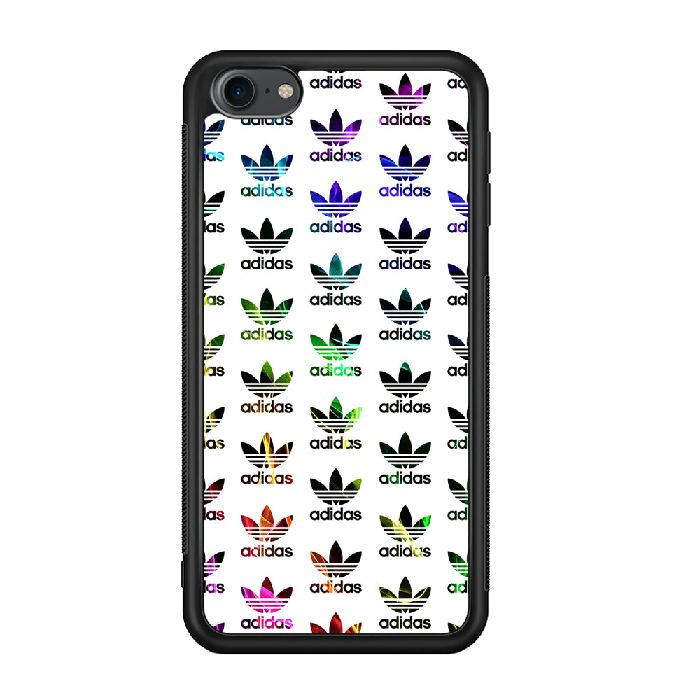 Adidas Smoke Colorful Pattern iPod Touch 6 Case-Mobile Phone Case-Rubber Black (2D Case)-Altracase