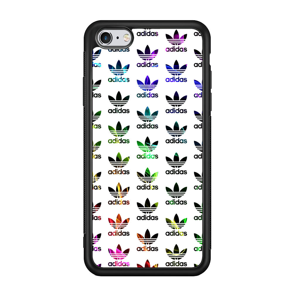 Adidas Smoke Colorful Pattern iPhone 6 | 6s Case-Mobile Phone Case-Rubber Black (2D Case)-Altracase