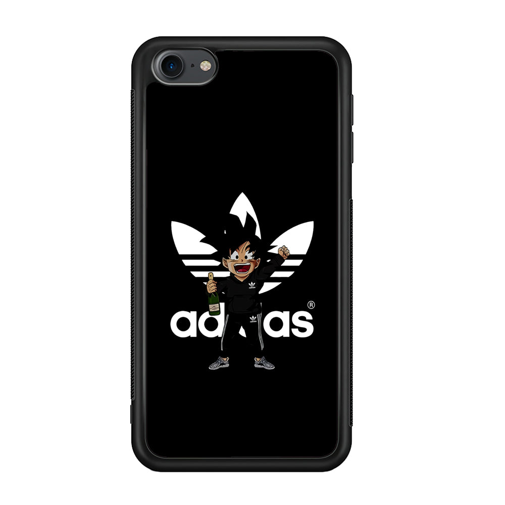 Adidas Son Goku Drink iPod Touch 6 Case-Mobile Phone Case-Rubber Black (2D Case)-Altracase