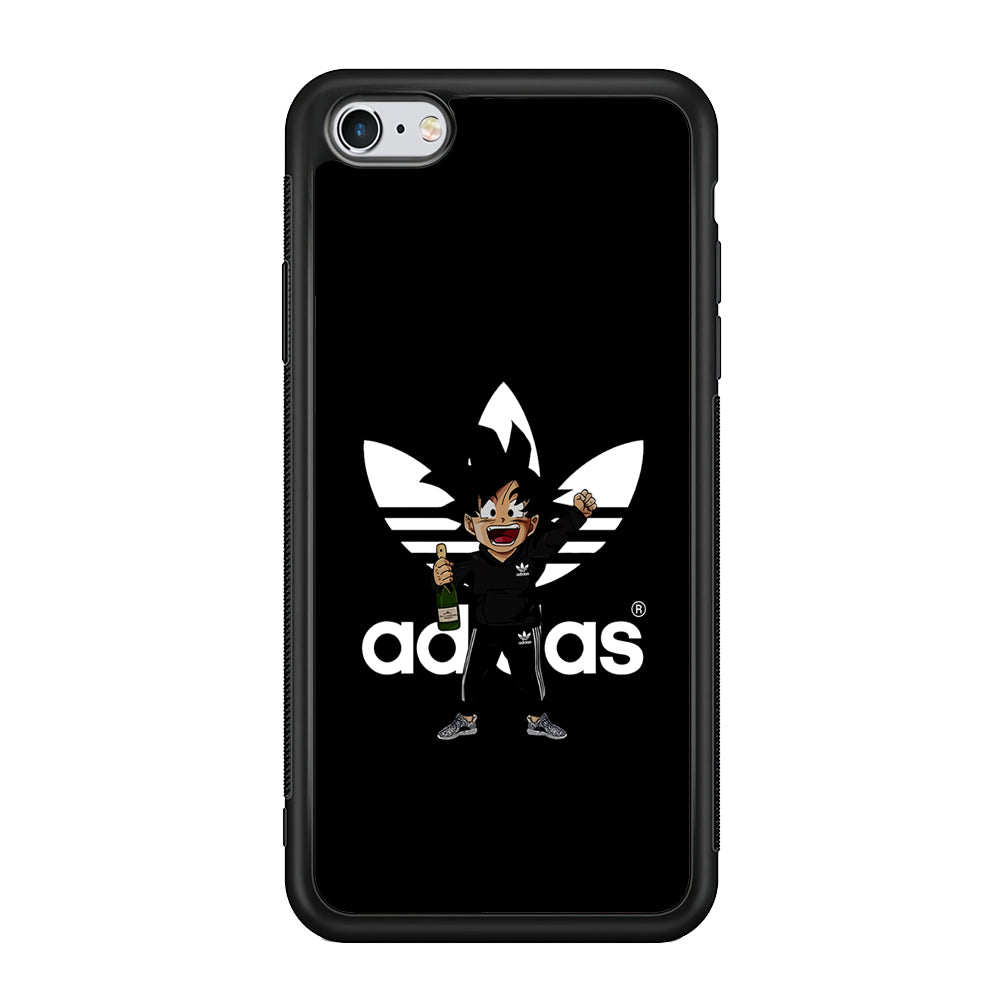 Adidas Son Goku Drink iPhone 6 Plus | 6s Plus Case-Mobile Phone Case-Rubber Black (2D Case)-Altracase