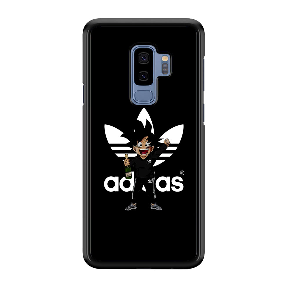 Adidas Son Goku Drink Samsung Galaxy S9 Plus Case-Mobile Phone Case-Rubber Black (2D Case)-Altracase