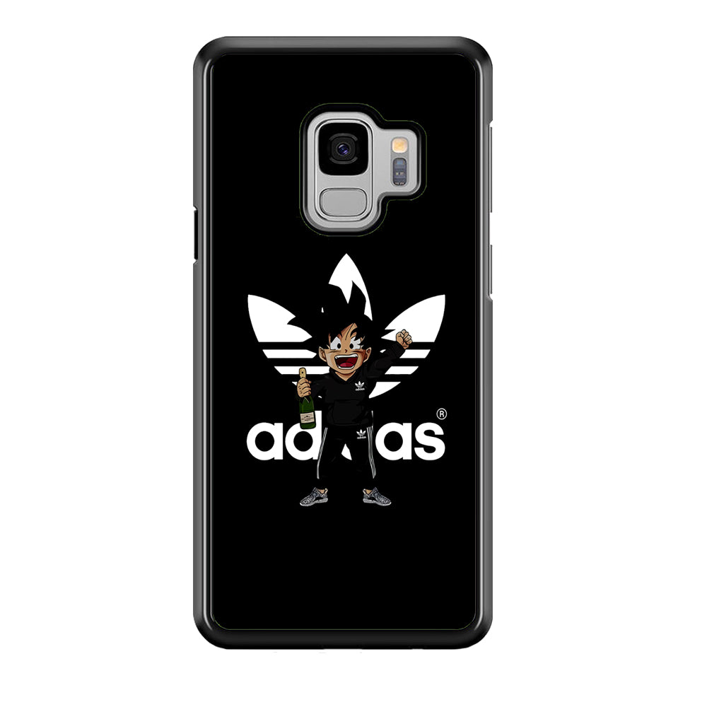 Adidas Son Goku Drink Samsung Galaxy S9 Case-Mobile Phone Case-Rubber Black (2D Case)-Altracase