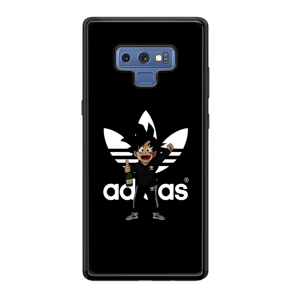 Adidas Son Goku Drink Samsung Galaxy Note 9 Case-Mobile Phone Case-Rubber Black (2D Case)-Altracase