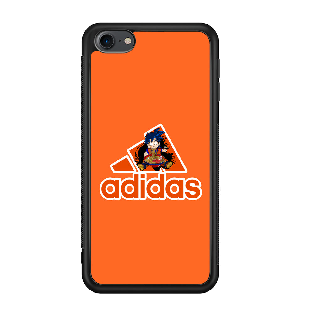 Adidas Son Goku Eats Ramen iPod Touch 6 Case-Mobile Phone Case-Rubber Black (2D Case)-Altracase