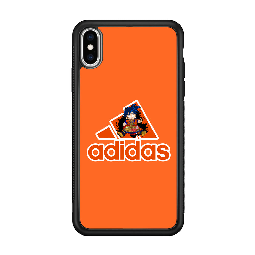Adidas Son Goku Eats Ramen iPhone Xs Max Case-Mobile Phone Case-Altracase