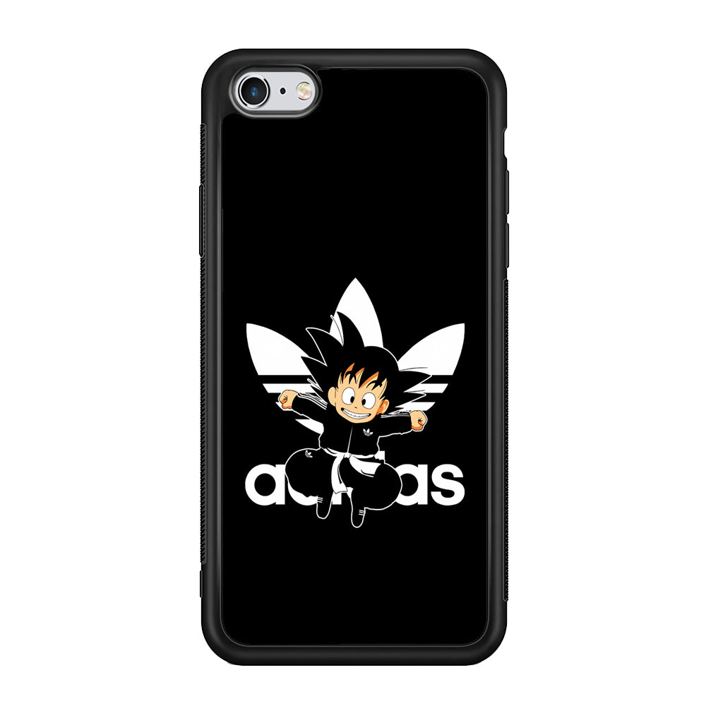 Adidas Son Goku Jump iPhone 6 Plus | 6s Plus Case-Mobile Phone Case-Rubber Black (2D Case)-Altracase