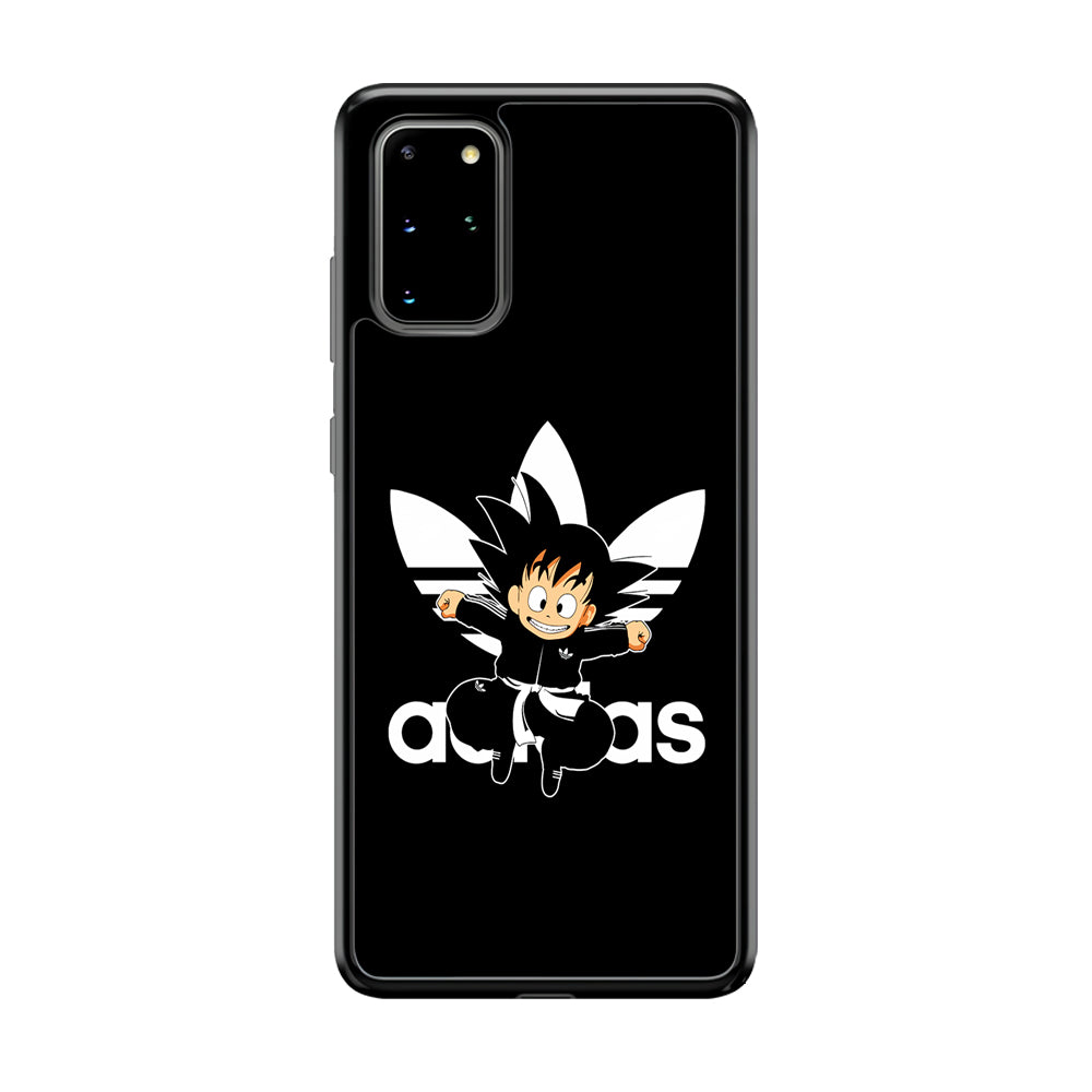 Adidas Son Goku Jump Samsung Galaxy S20 Plus Case-Mobile Phone Case-Rubber Black (2D Case)-Altracase