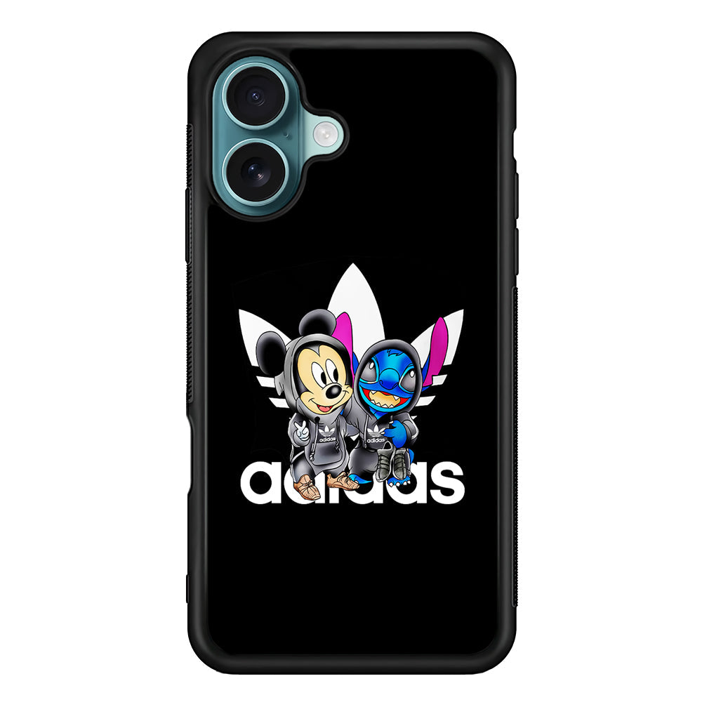 Adidas Stitch X Mickey Mouse iPhone 16 Plus Case - Altracase