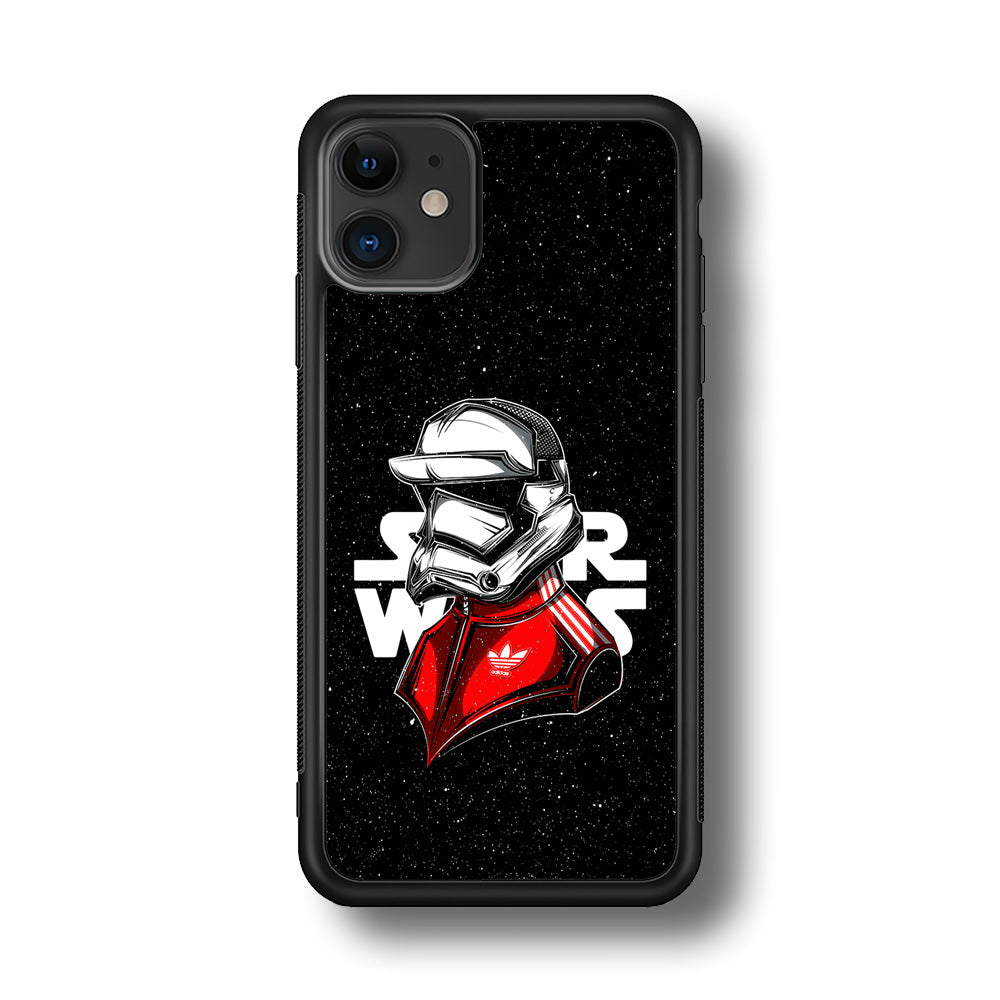 Adidas Stormtrooper Star Wars iPhone 11 Case-Mobile Phone Case-Rubber Black (2D Case)-Altracase