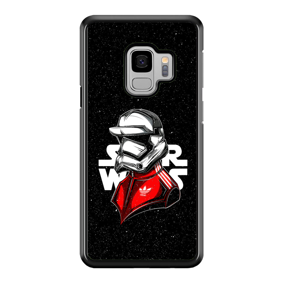 Adidas Stormtrooper Star Wars Samsung Galaxy S9 Case-Mobile Phone Case-Rubber Black (2D Case)-Altracase