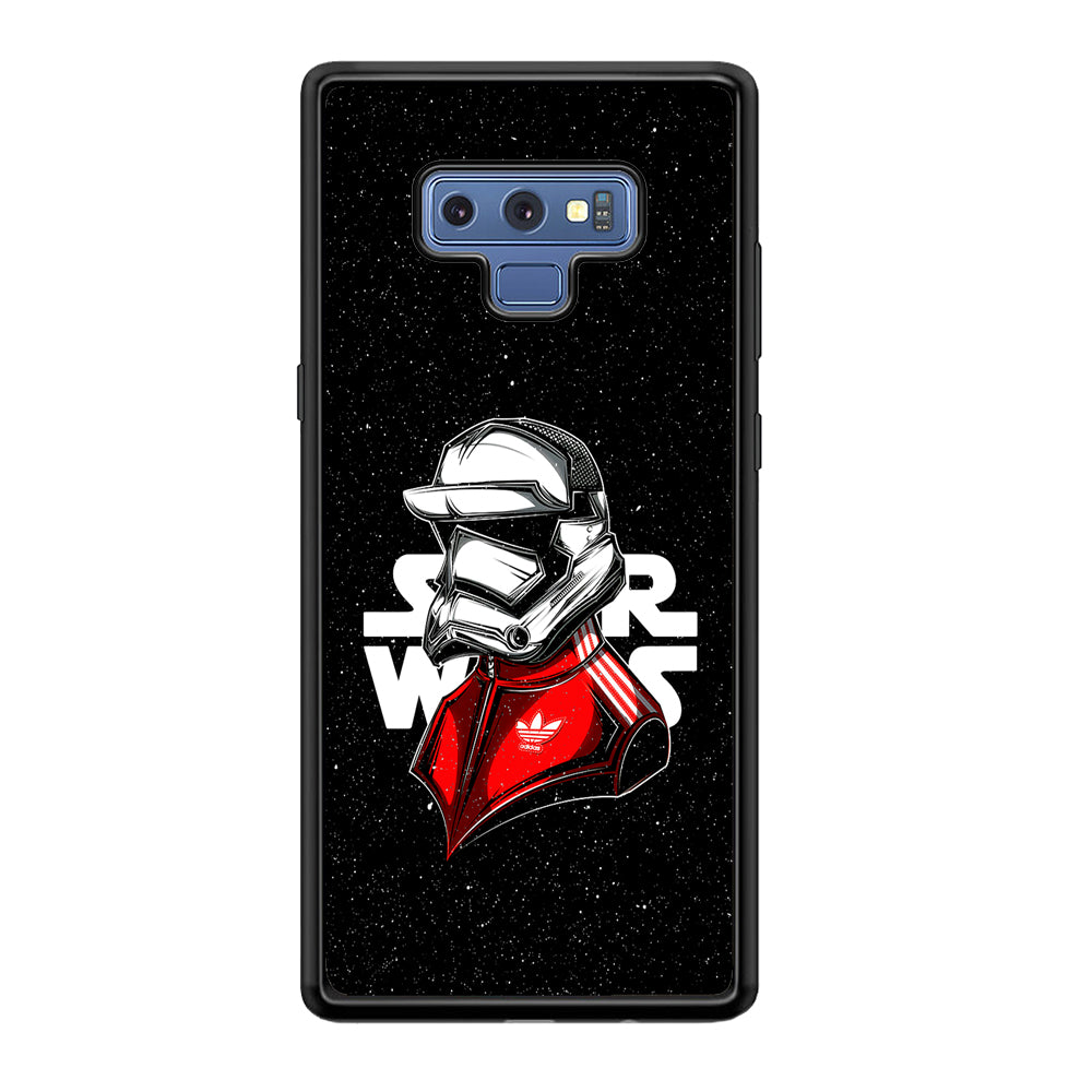 Adidas Stormtrooper Star Wars Samsung Galaxy Note 9 Case-Mobile Phone Case-Rubber Black (2D Case)-Altracase