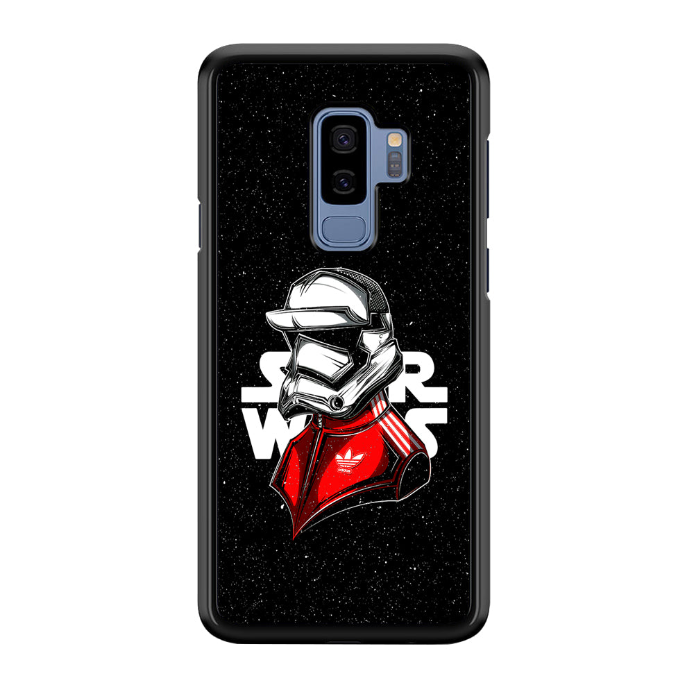 Adidas Stormtrooper Star Wars Samsung Galaxy S9 Plus Case-Mobile Phone Case-Rubber Black (2D Case)-Altracase