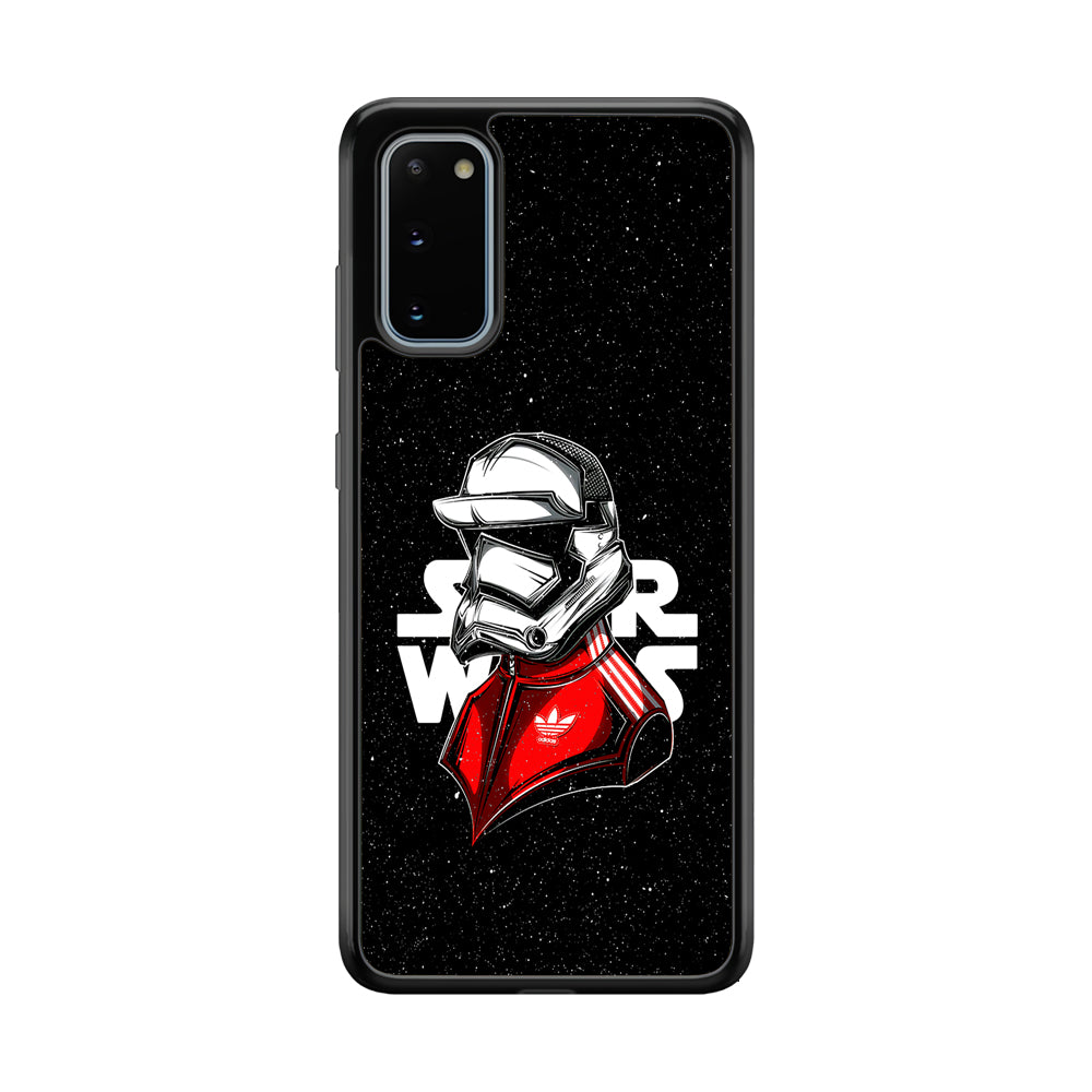 Adidas Stormtrooper Star Wars Samsung Galaxy S20 Case-Mobile Phone Case-Rubber Black (2D Case)-Altracase