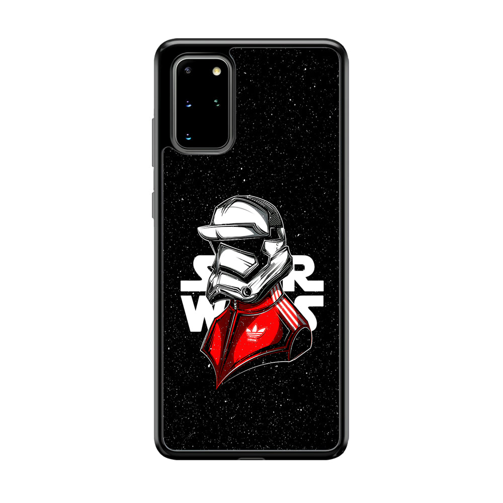 Adidas Stormtrooper Star Wars Samsung Galaxy S20 Plus Case-Mobile Phone Case-Rubber Black (2D Case)-Altracase