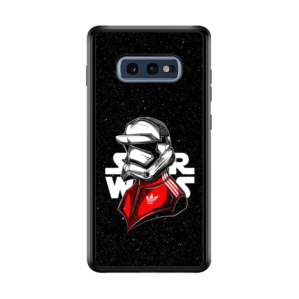 Adidas Stormtrooper Star Wars Samsung Galaxy S10E Case-Mobile Phone Case-Rubber Black (2D Case)-Altracase
