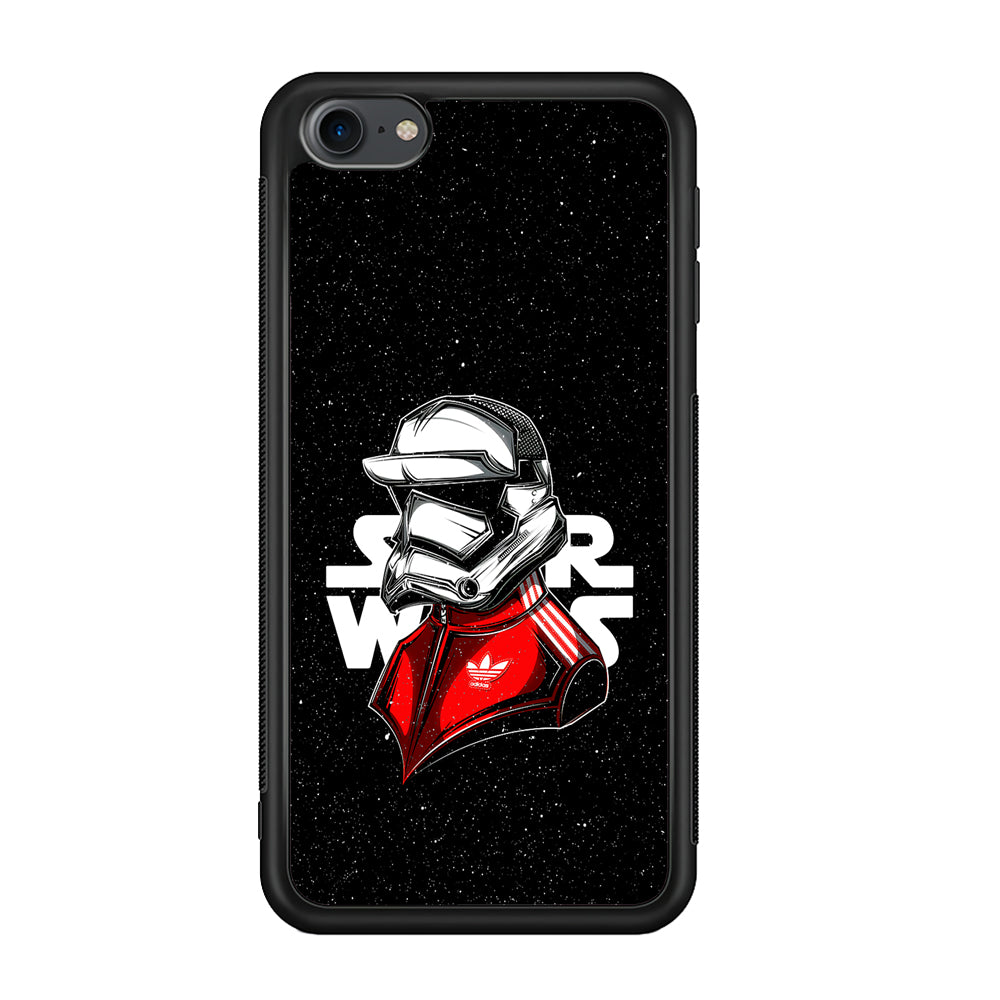 Adidas Stormtrooper Star Wars iPod Touch 6 Case-Mobile Phone Case-Rubber Black (2D Case)-Altracase