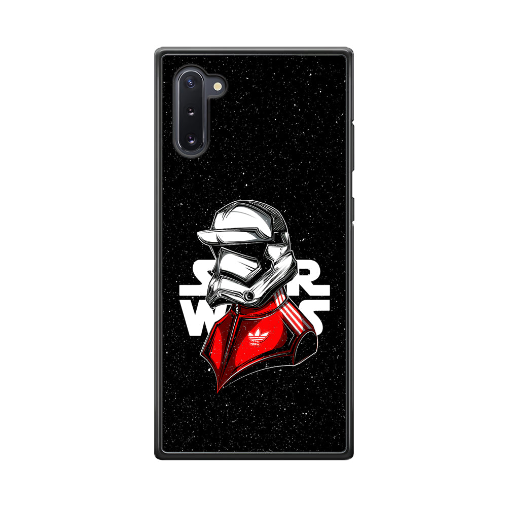 Adidas Stormtrooper Star Wars Samsung Galaxy Note 10 Case-Mobile Phone Case-Rubber Black (2D Case)-Altracase