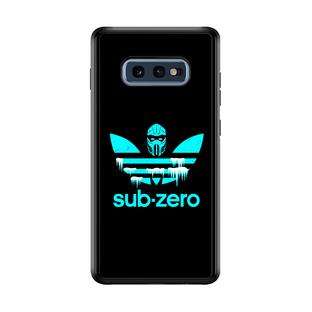 Adidas Sub Zero Samsung Galaxy S10E Case-Mobile Phone Case-Rubber Black (2D Case)-Altracase