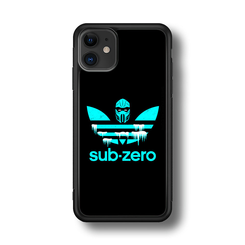 Adidas Sub Zero iPhone 11 Case-Mobile Phone Case-Rubber Black (2D Case)-Altracase