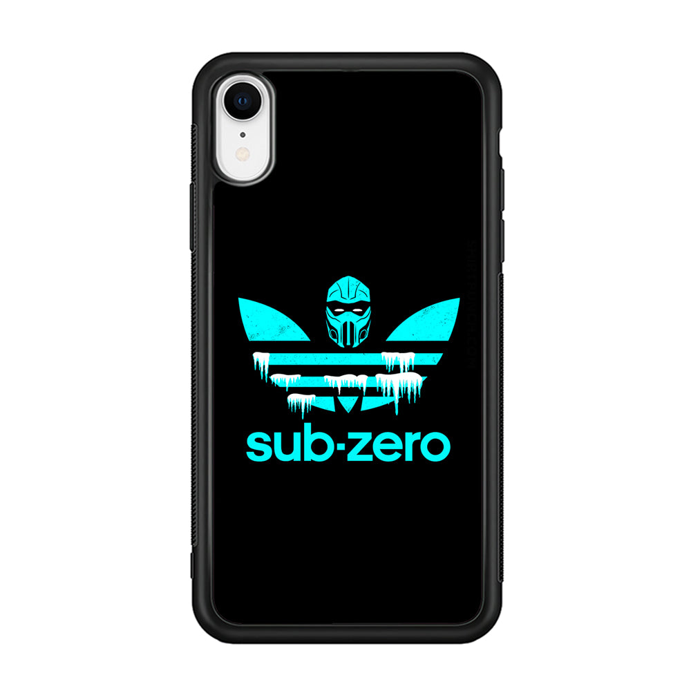 Adidas Sub Zero iPhone XR Case-Mobile Phone Case-Rubber Black (2D Case)-Altracase