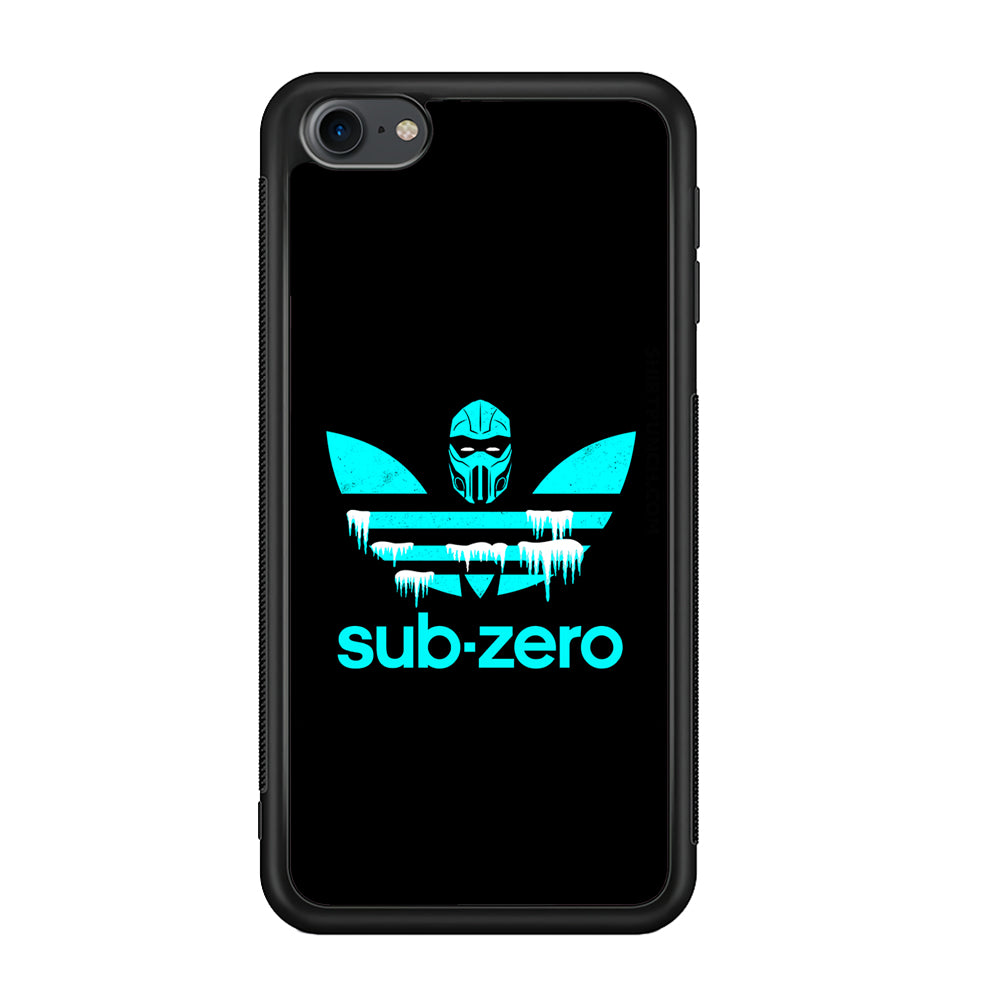 Adidas Sub Zero iPod Touch 6 Case-Mobile Phone Case-Rubber Black (2D Case)-Altracase