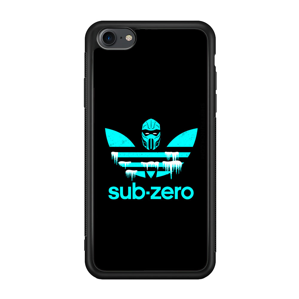 Adidas Sub Zero iPhone SE 3 2022 Case-Mobile Phone Case-Rubber Black (2D Case)-Altracase