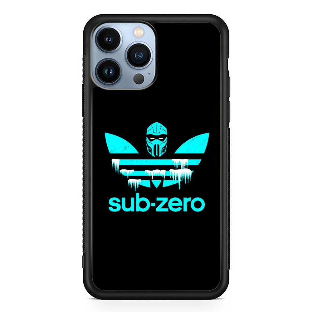 Adidas Sub Zero iPhone 14 Pro Max Case-Mobile Phone Case-Rubber Black (2D Case)-Altracase