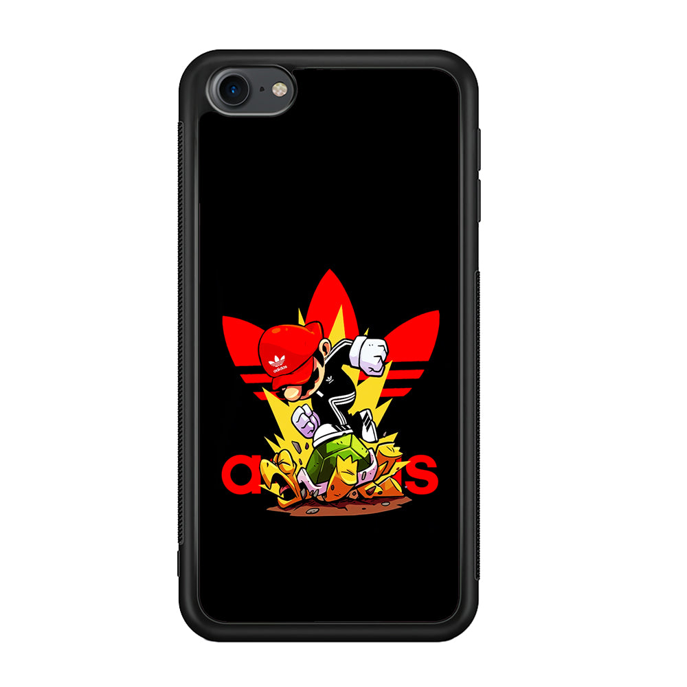 Adidas Super Mario Turtle iPod Touch 6 Case-Mobile Phone Case-Rubber Black (2D Case)-Altracase