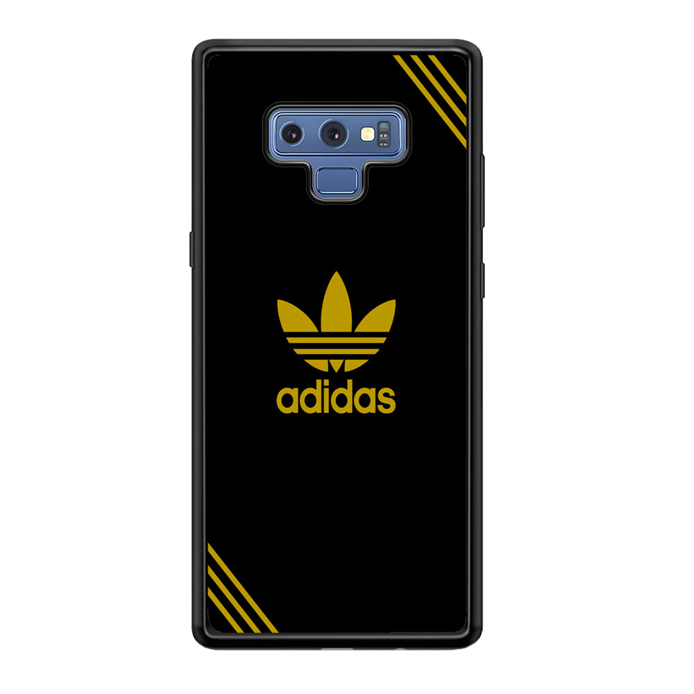 Adidas Yellow Color Samsung Galaxy Note 9 Case-Mobile Phone Case-Rubber Black (2D Case)-Altracase