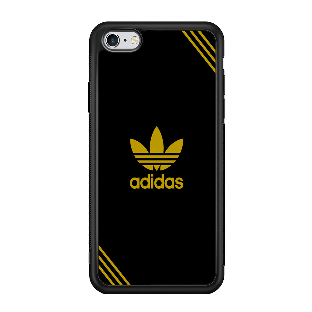 Adidas Yellow Color iPhone 6 Plus | 6s Plus Case-Mobile Phone Case-Rubber Black (2D Case)-Altracase