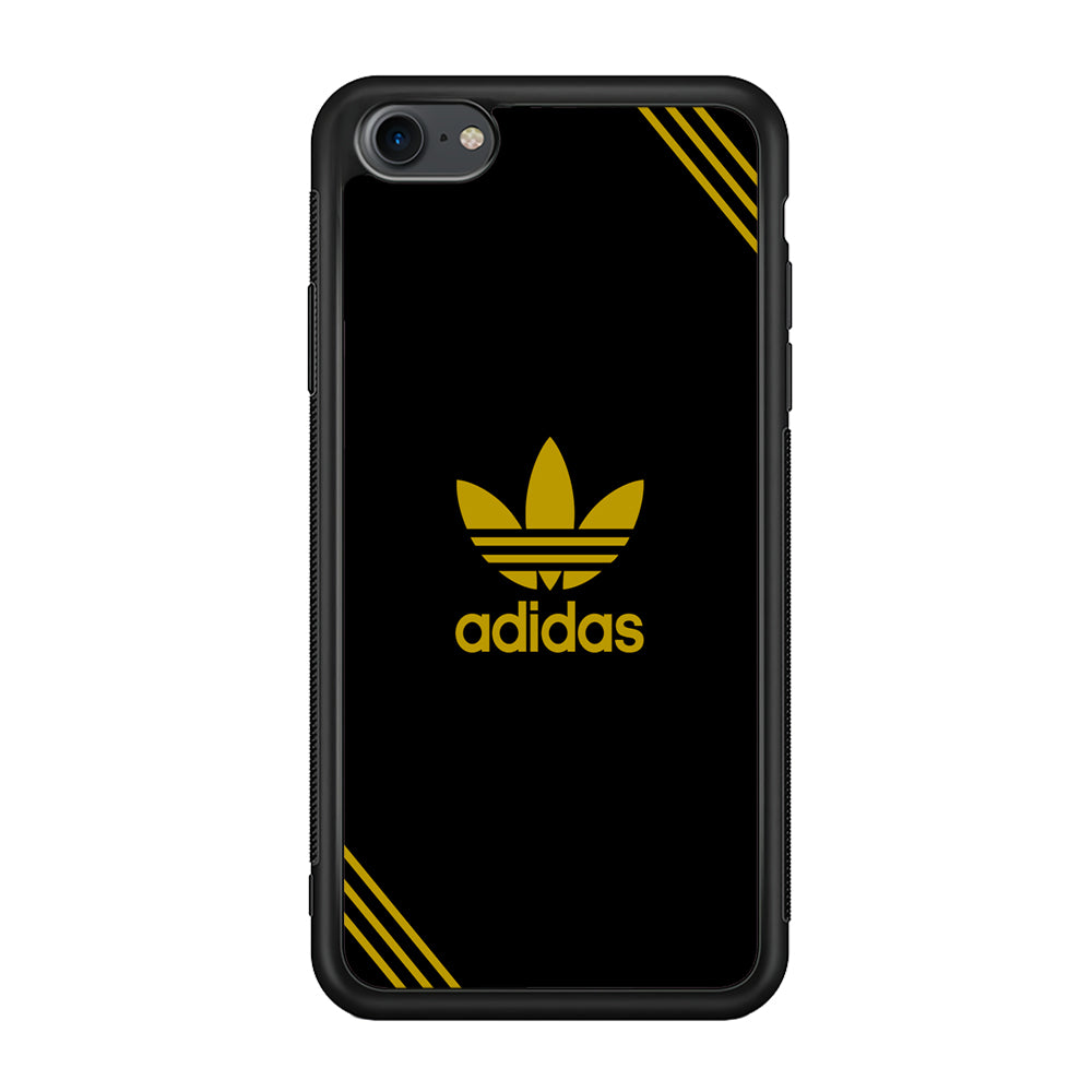 Adidas Yellow Color iPhone SE 2020 Case-Mobile Phone Case-Rubber Black (2D Case)-Altracase
