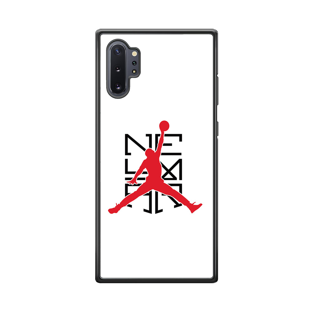 Air Jordan X Neymar Logo Samsung Galaxy Note 10 Plus Case-Mobile Phone Case-Rubber Black (2D Case)-Altracase