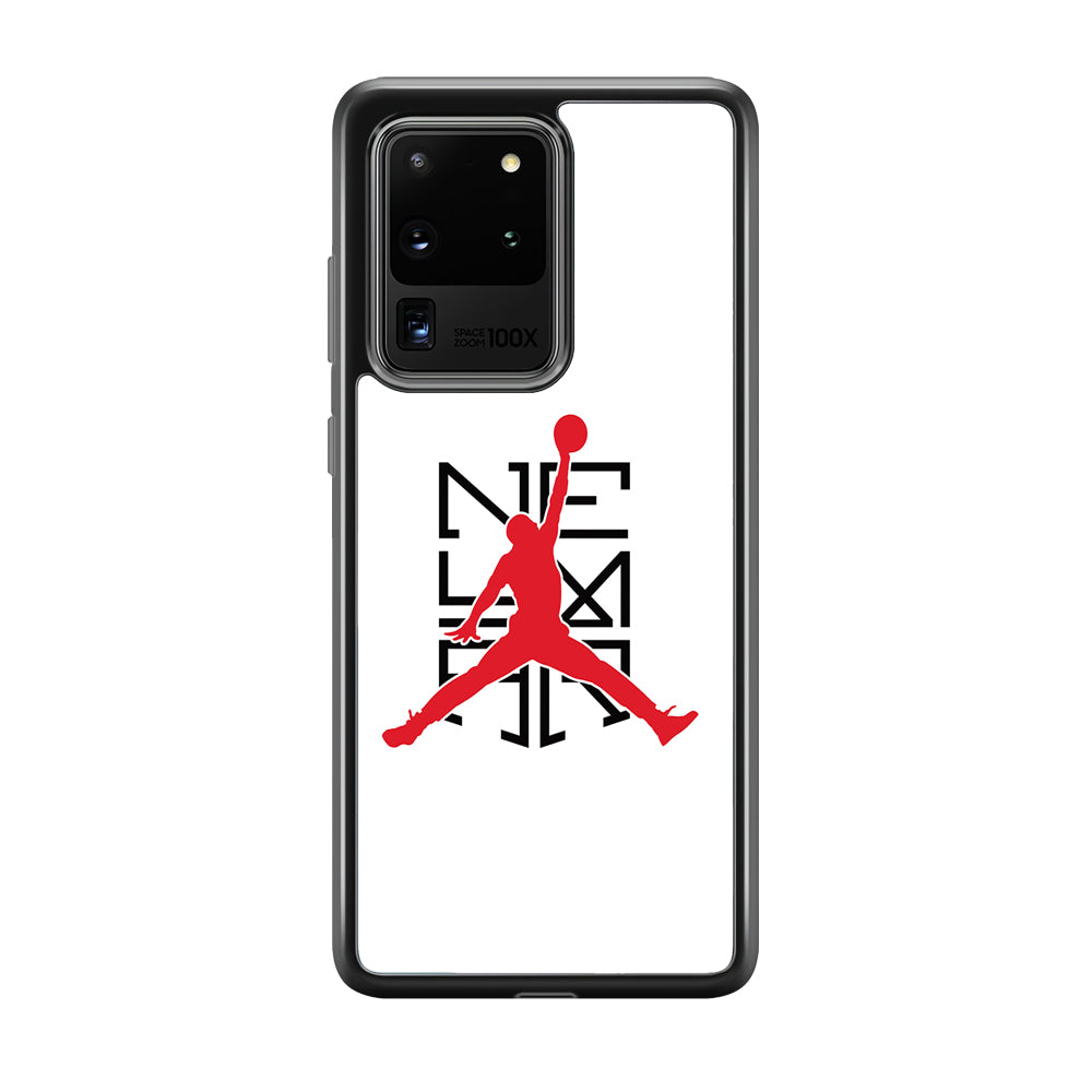 Air Jordan X Neymar Logo Samsung Galaxy S20 Ultra Case-Mobile Phone Case-Rubber Black (2D Case)-Altracase